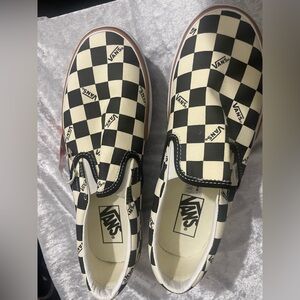 Vans Checkerboard Slip-On Shoes